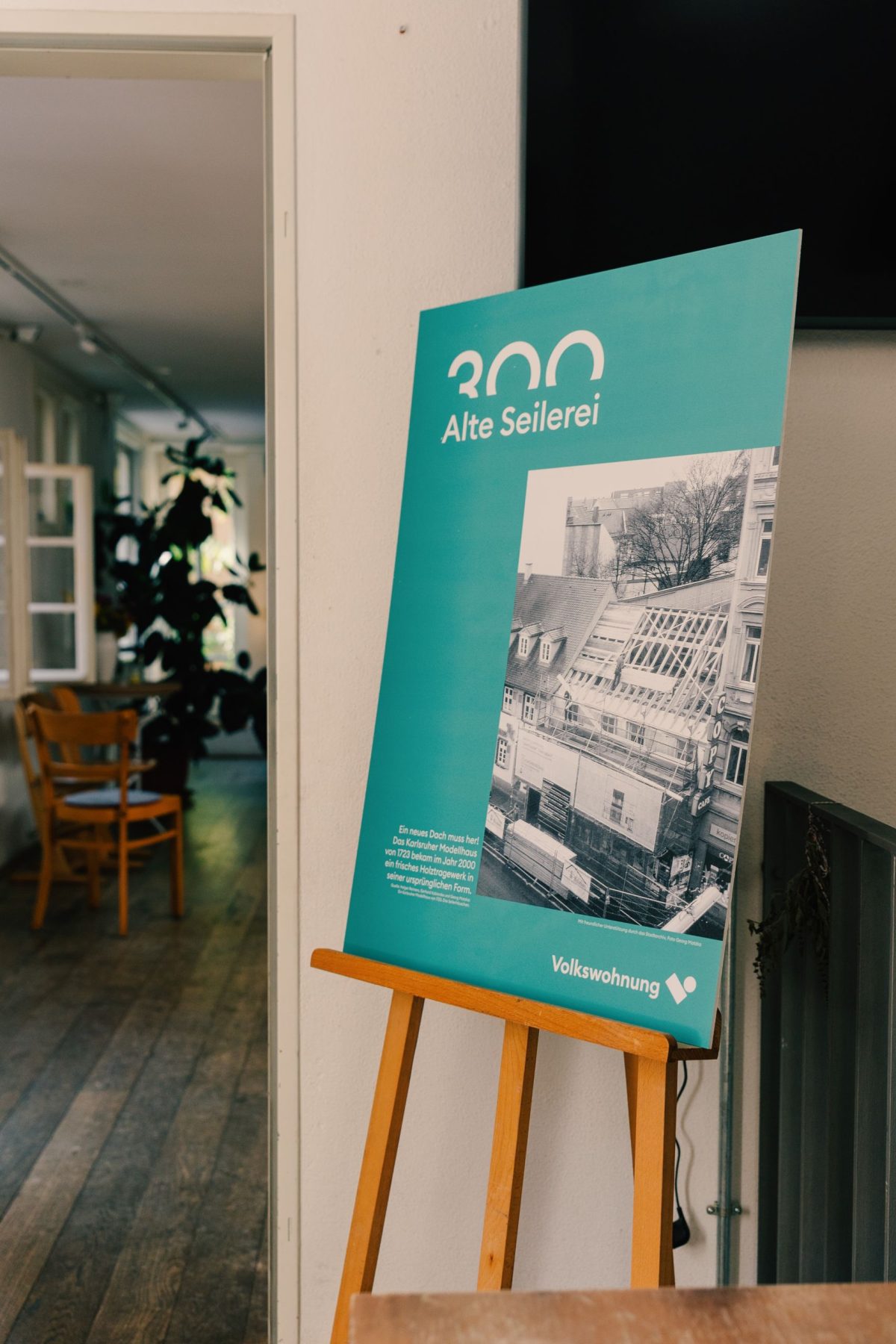 Schautafel zum Seilerhäuschen.