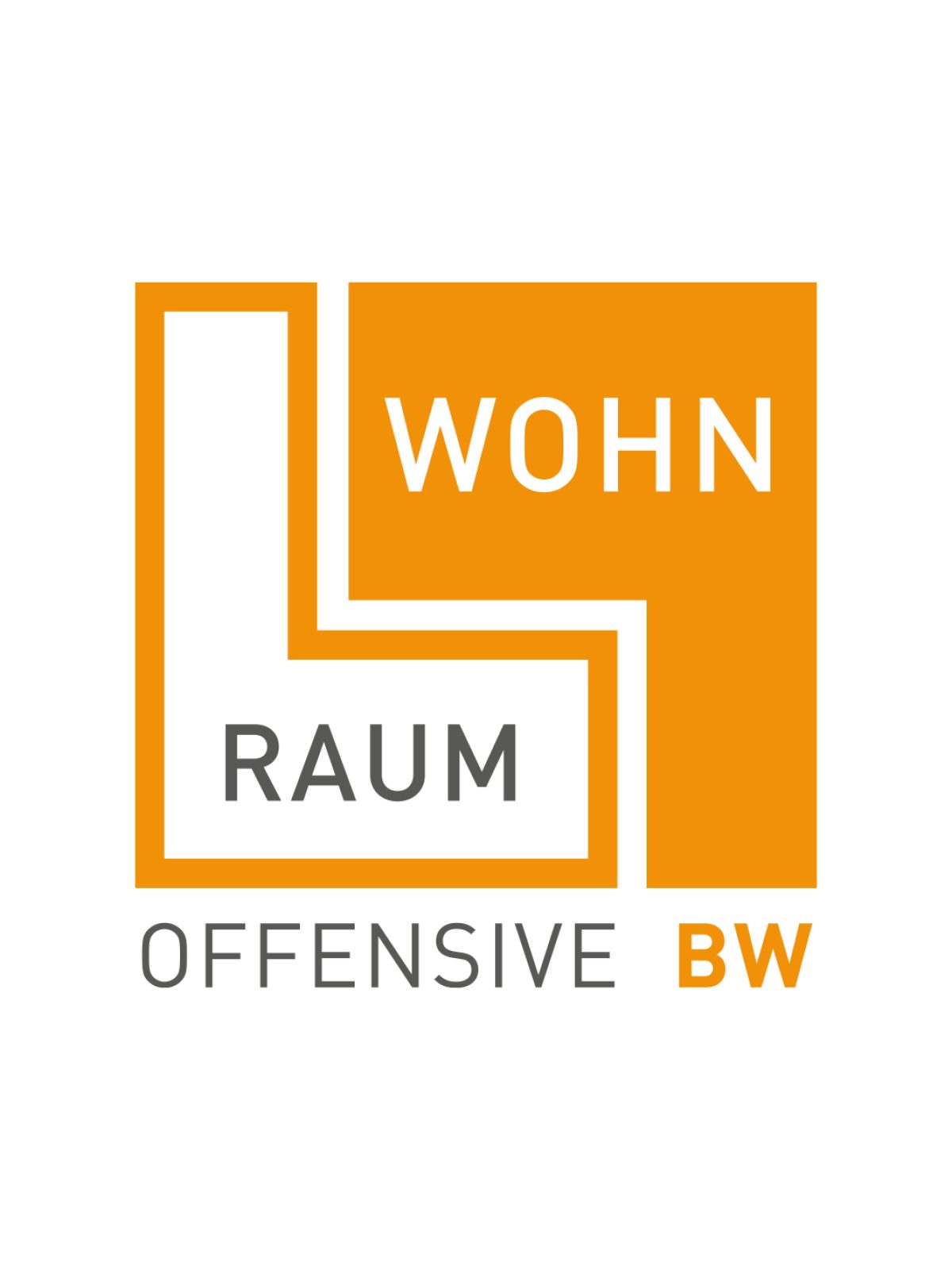 Logo der Wohnraumoffensive Baden-Württemberg.