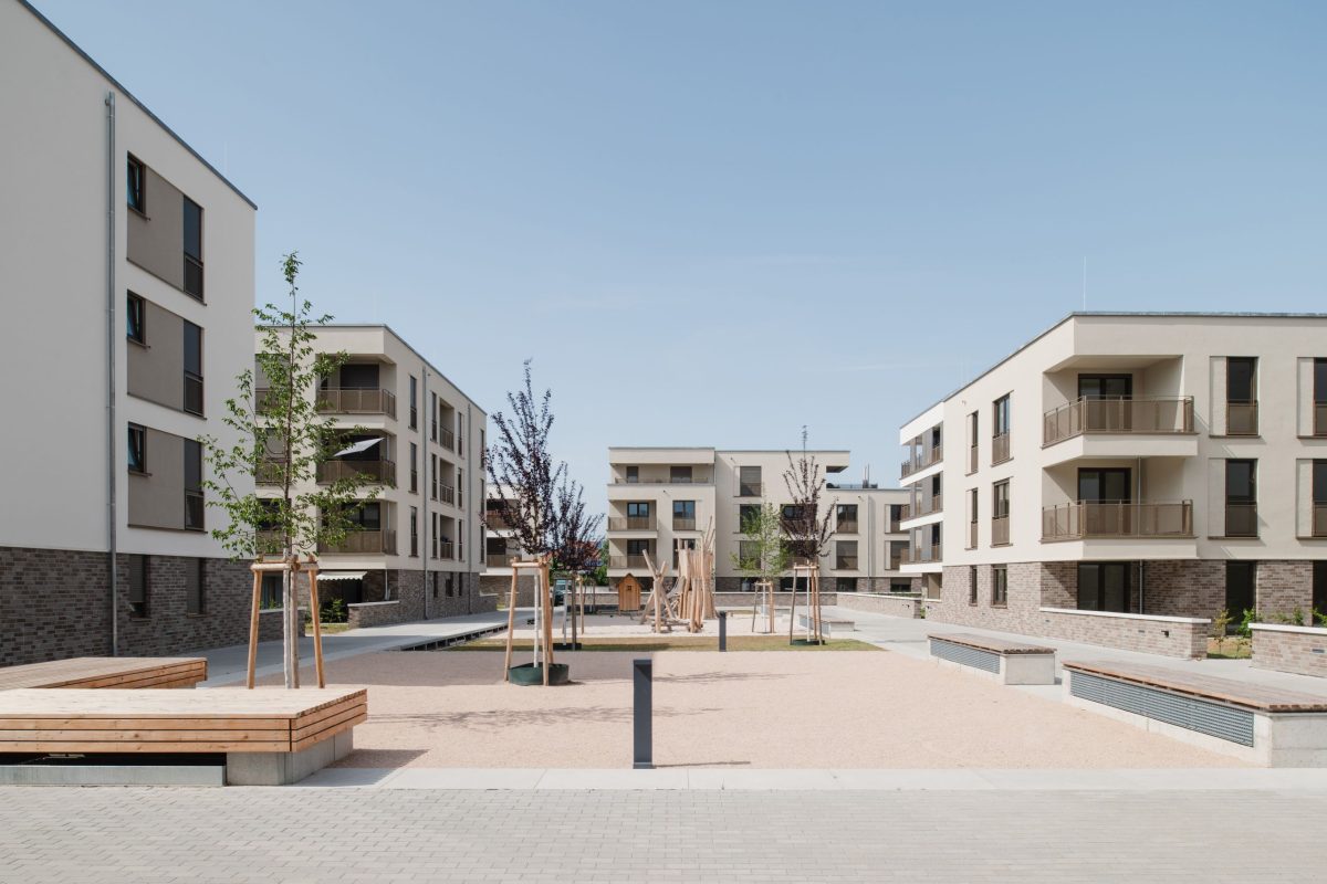 Außenansicht des Neubaus in Stutensee