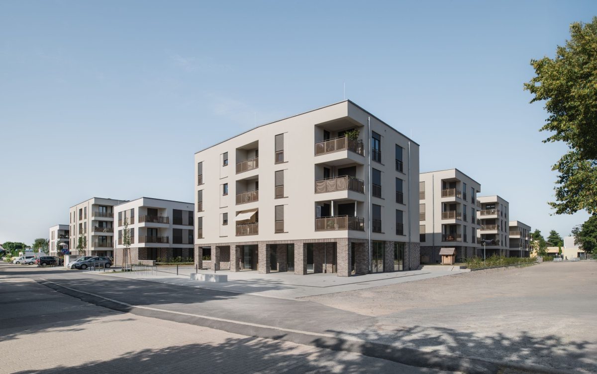 Außenansicht des Neubaus in Stutensee