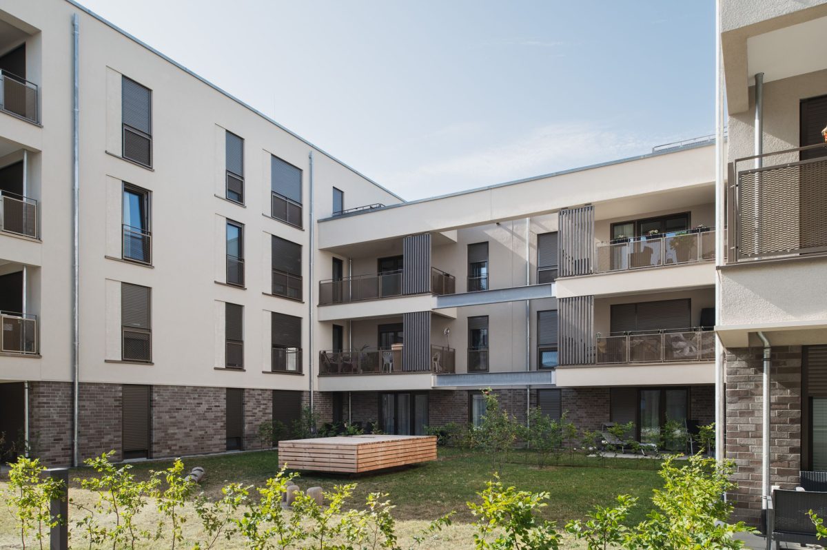 Außenansicht des Neubaus in Stutensee