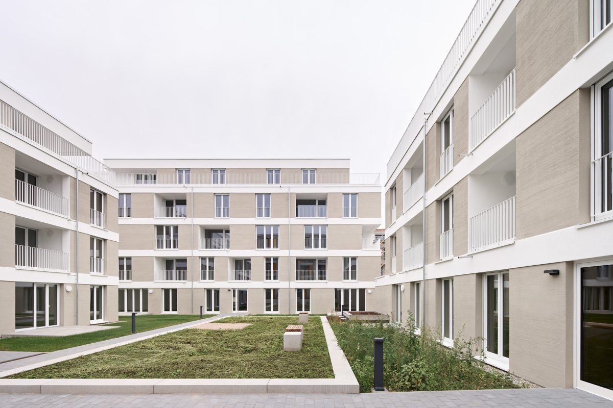 Außenansicht des Neubaus in Rheinstetten.