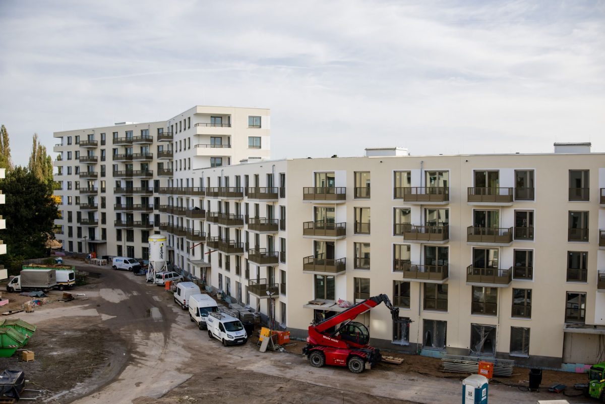 Außenansicht des Neubaus im August-Klingler-Areal in Daxlanden