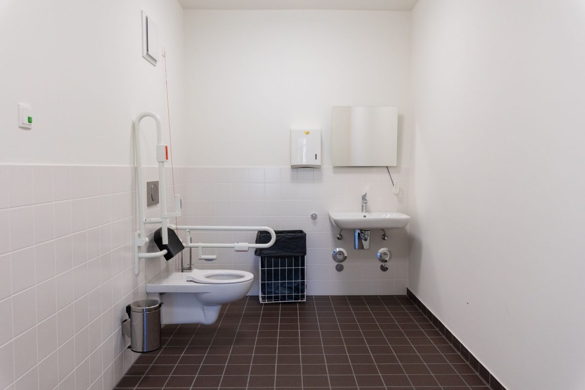 Gemeinschaftsraum August-Klingler-Areal rollstuhlgerechte Toilette